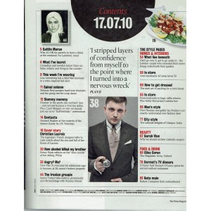 The Times Magazine 17th July 2010 Christian Lacroix