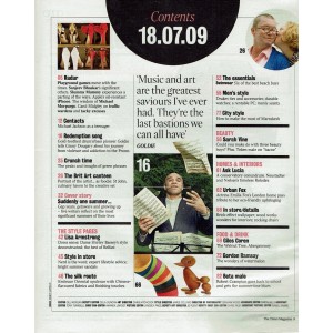 The Times Magazine 18th July 2009 Emilia Fox
