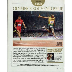 The Times Magazine 2012 18/08/12 Jessica Ennis