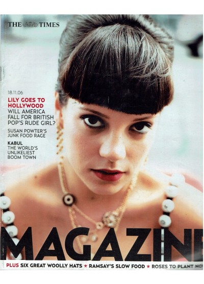 The Times Magazine 2006 18/11/06 Lily Allen