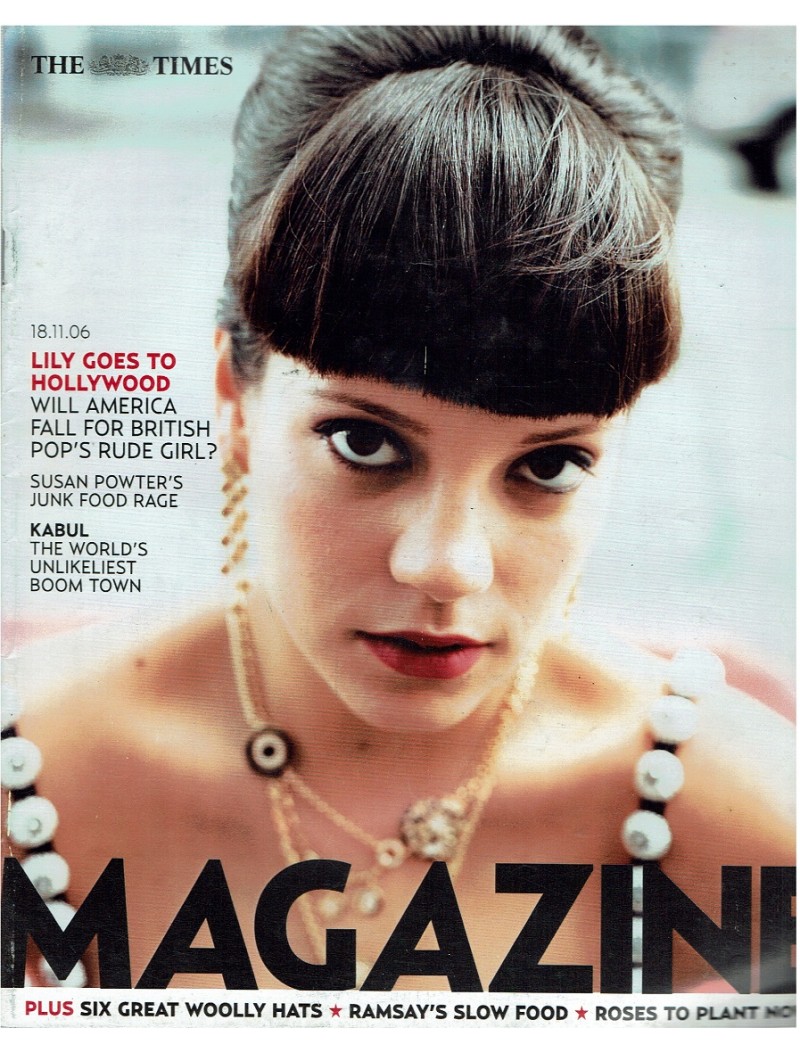 The Times Magazine 2006 18/11/06 Lily Allen