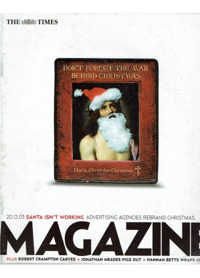 The Times Magazine 20th December 2003 Jools Holland