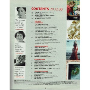 The Times Magazine 20th December 2008 Joanna Briscoe