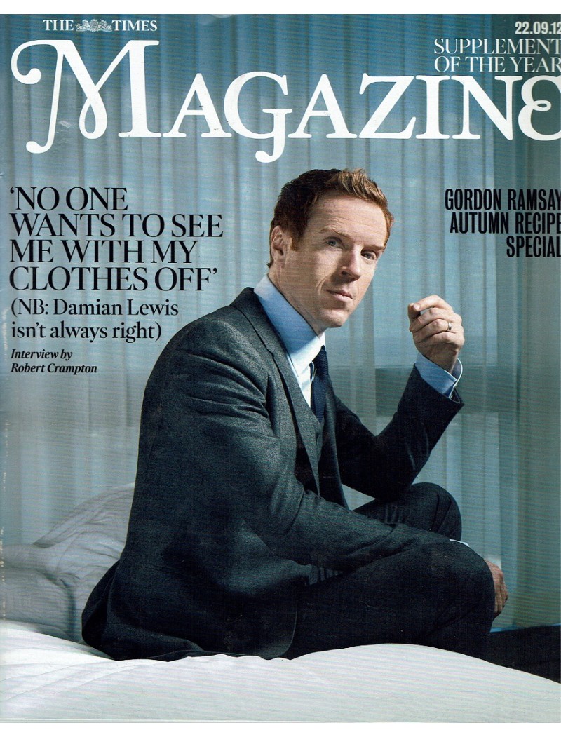 The Times Magazine 22nd September 2012 Damian Lewis