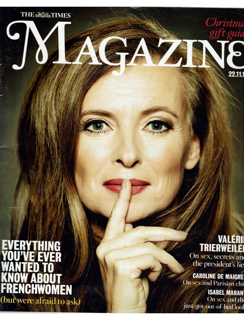 The Times Magazine 22nd November 2014 Valerie Trierweiler