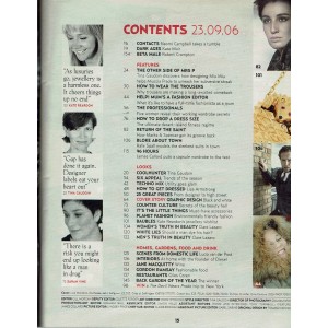 The Times Magazine 23rd September 2006 Naomi Campbell
