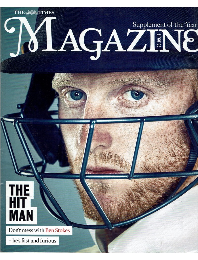 The Times Magazine 23rd September 2017 Ben Stokes