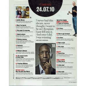 The Times Magazine 24th July 2010 Kate Moss