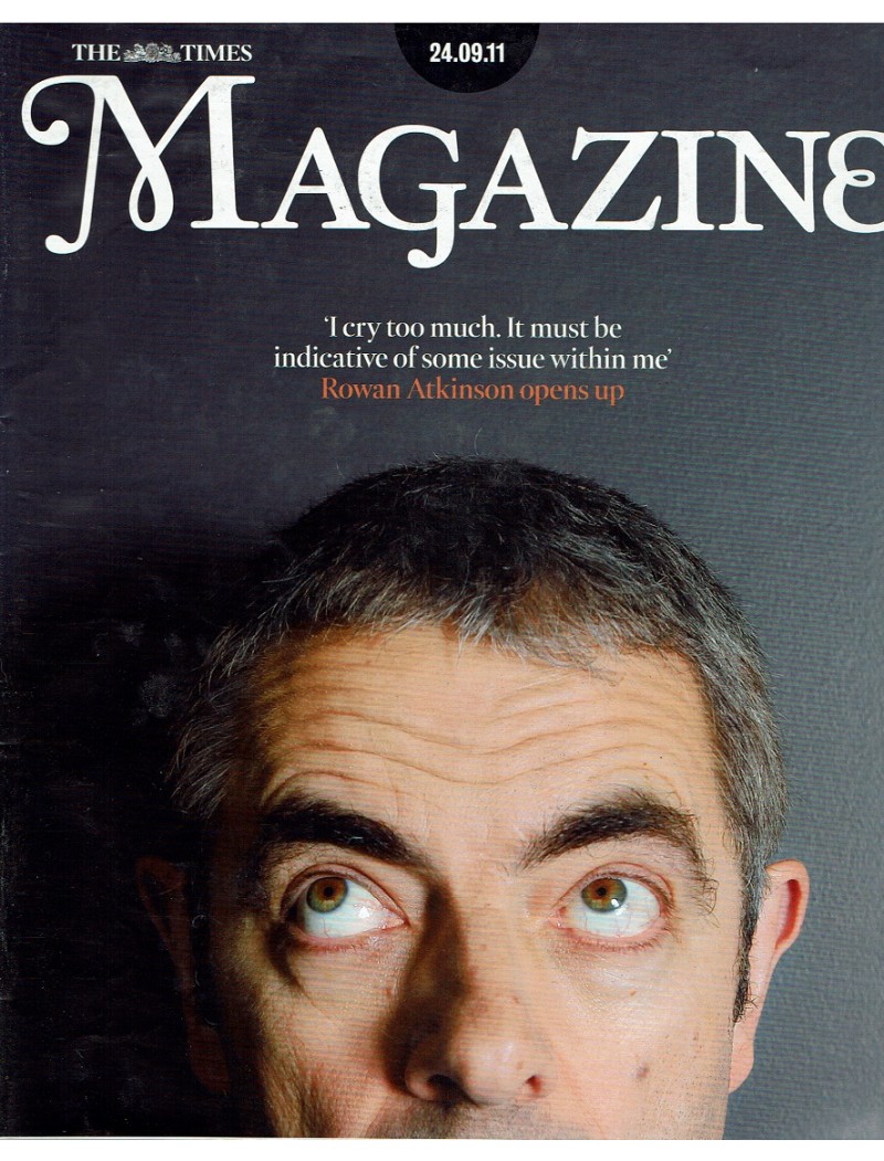 The Times Magazine 24th September 2011 Rowan Atkinson