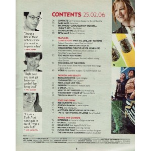 The Times Magazine 25th February 2006 Peaches Geldof