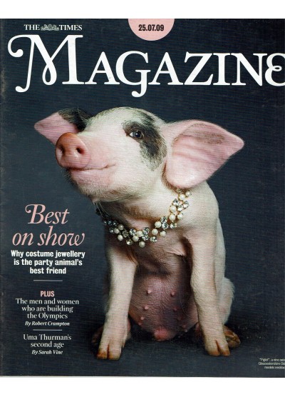 The Times Magazine 25th July 2009 Uma Thurman