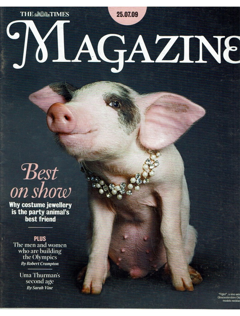 The Times Magazine 25th July 2009 Uma Thurman