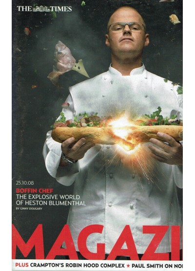 The Times Magazine 25th October 2008 Heston Blumenthal