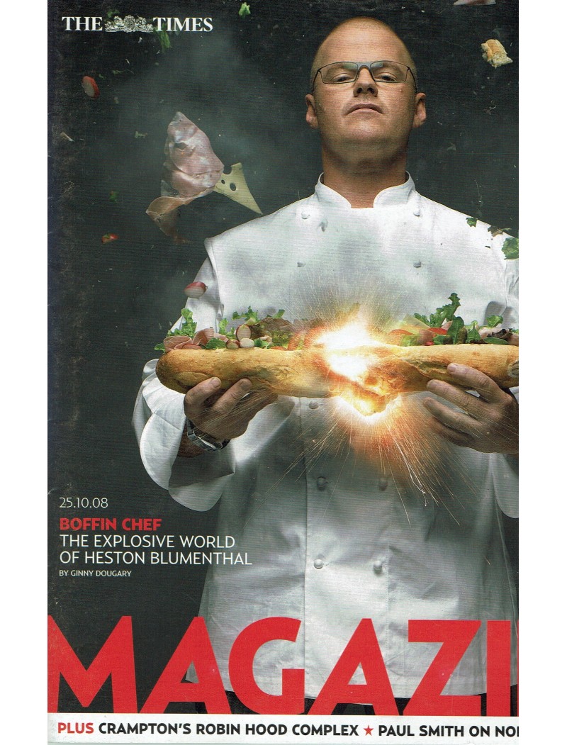 The Times Magazine 25th October 2008 Heston Blumenthal