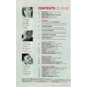 The Times Magazine 25th October 2008 Heston Blumenthal