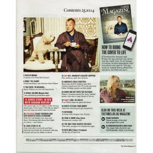 The Times Magazine 25th October 2014 Graham Norton