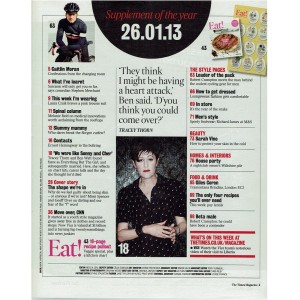 The Times Magazine 26th January 2013 Mimi Spencer