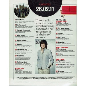The Times Magazine 2011 26/02/11 Matt Damon