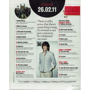 The Times Magazine 26th February 2011 Matt Damon