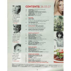 The Times Magazine 26th May 2007 Darcey Bussell