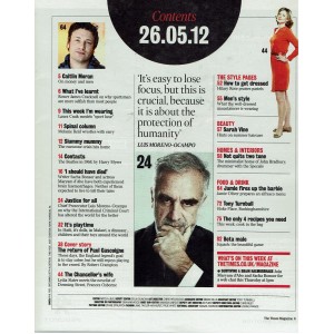 The Times Magazine 26th May 2012 Paul Gascoigne