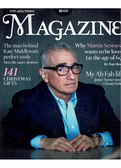 The Times Magazine 26th November 2011 Martin Scorsese