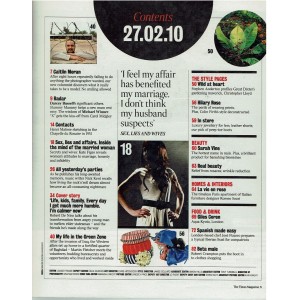 The Times Magazine 27th February 2010 Robert De Niro
