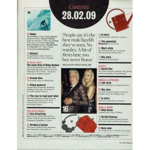 The Times Magazine 28th February 2009 Nicky Haslam