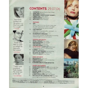 The Times Magazine 29th July 2006 Kristin Scott Thomas