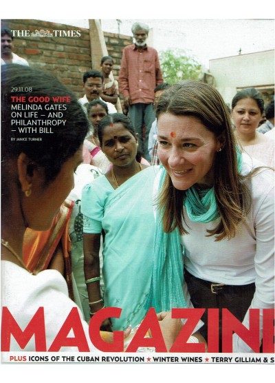 The Times Magazine 29th November 2008 Melinda Gates
