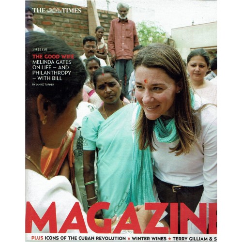 The Times Magazine 2008 29/11/08 Melinda Gates