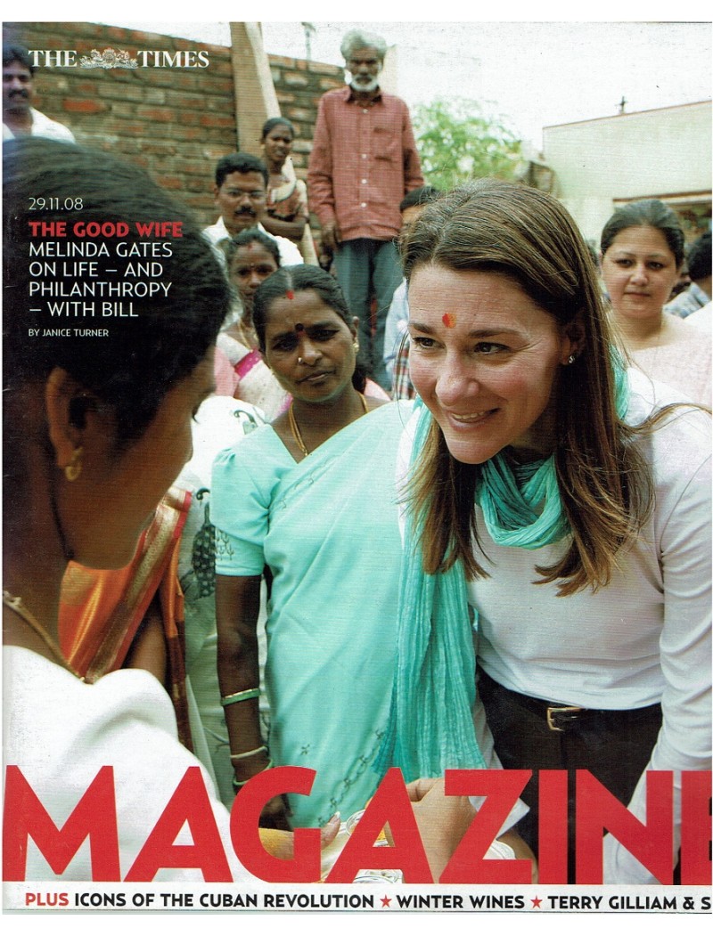 The Times Magazine 2008 29/11/08 Melinda Gates