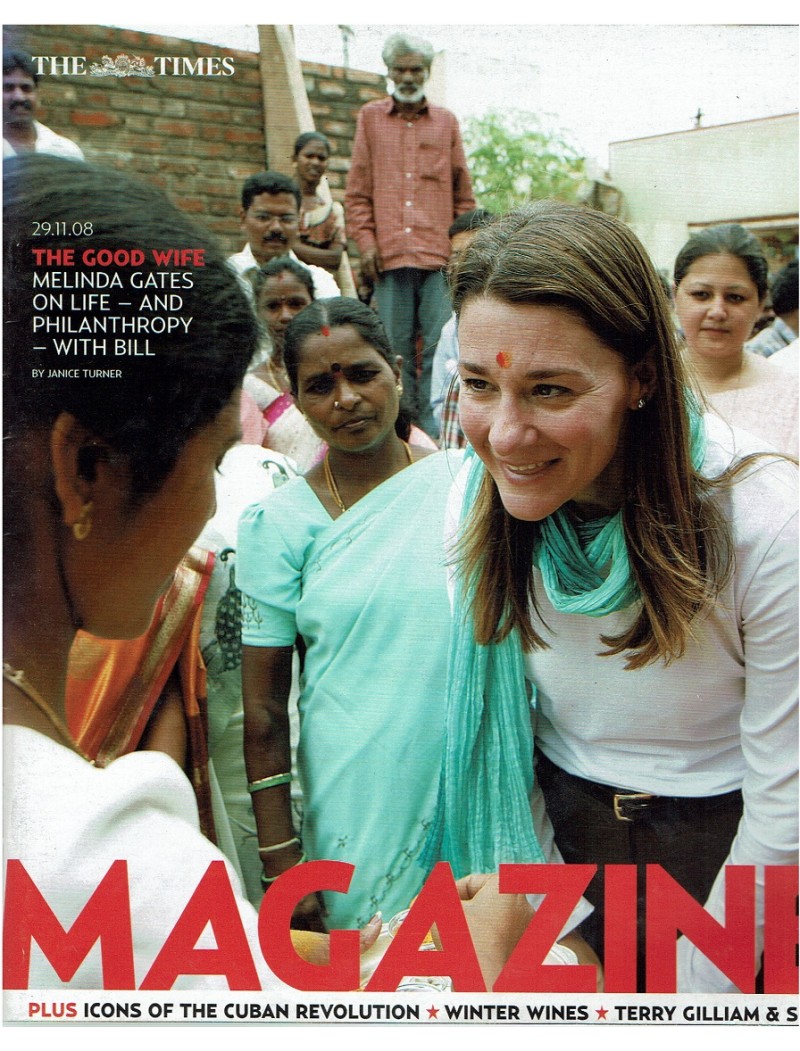 The Times Magazine 29th November 2008 Melinda Gates