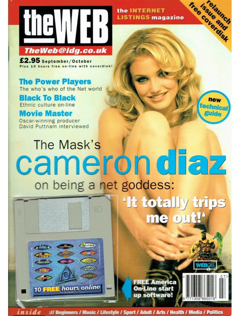 The Web Magazine 1996 09/96 Cameron Diaz