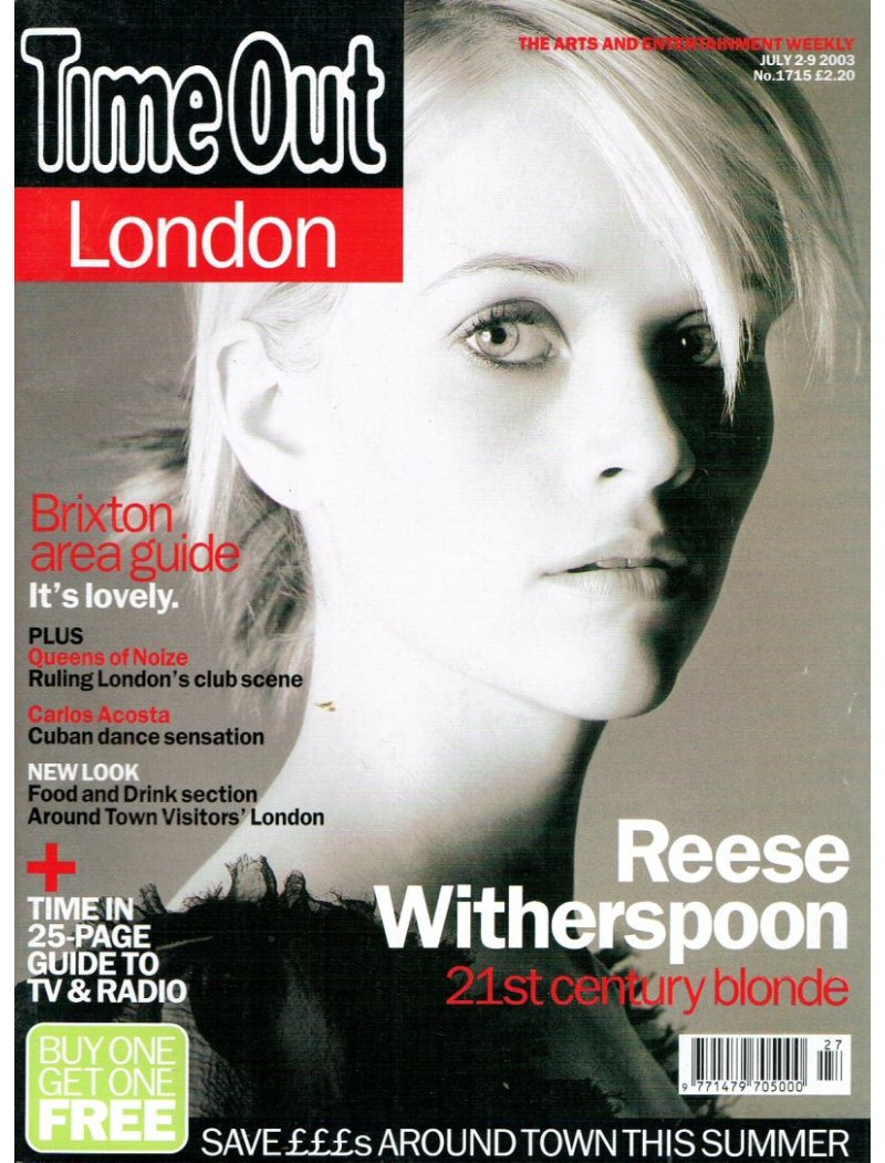 Time Out Magazine 2nd July 2003 Time Out Magazine 2nd July 2003