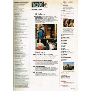 Time Out Magazine 22nd October 1997