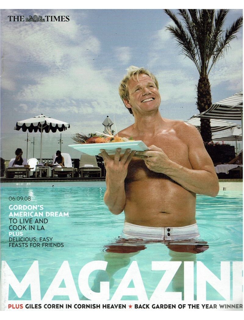 The Times Magazine 6th September 2008 Gordon Ramsay