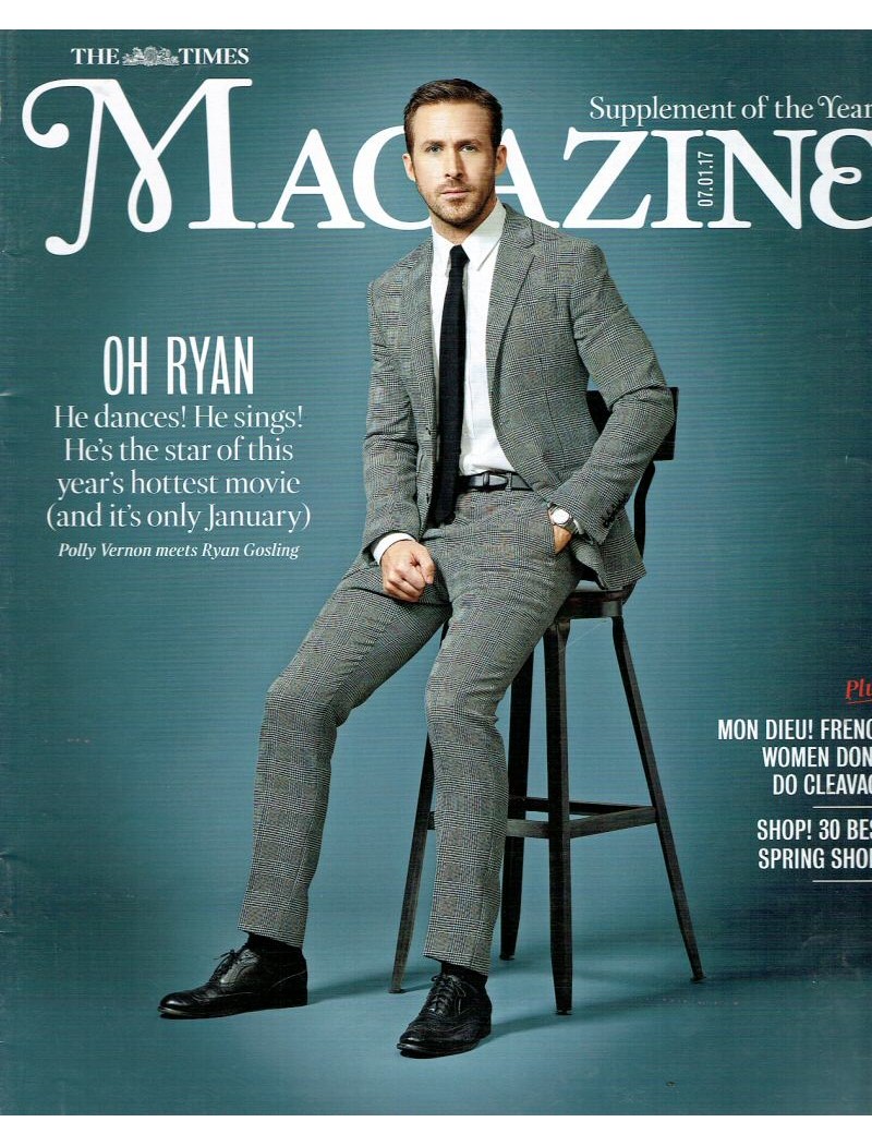 The Times Magazine 7th January 2017 Ryan Gosling