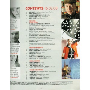 The Times Magazine 16th February 2008 Cerys Matthews