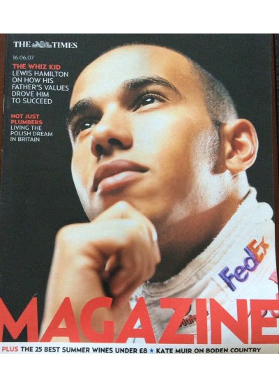 The Times Magazine 2007 16/06/07 Lewis Hamilton
