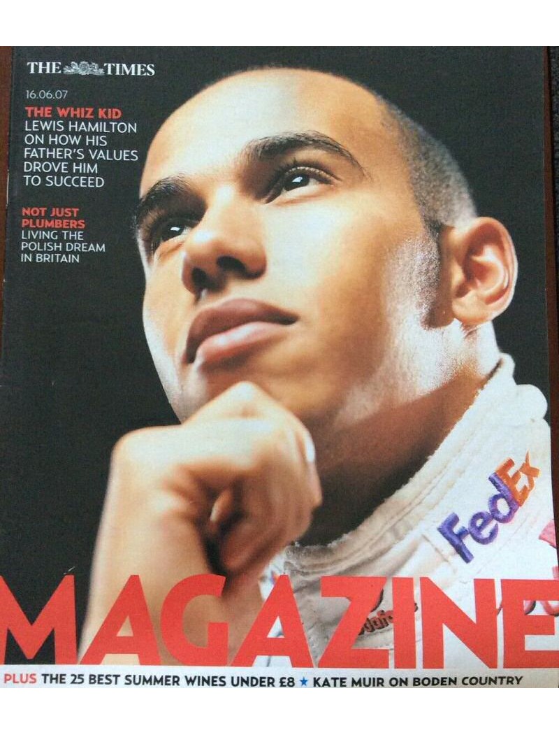 The Times Magazine 2007 16/06/07 Lewis Hamilton