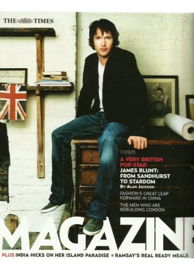 The Times Magazine 2005 17/09/05 James Blunt