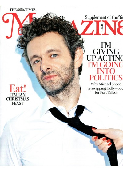 The Times Magazine 2016 17/12/16 Michael Sheen