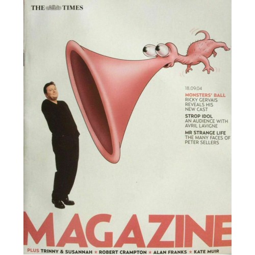The Times Magazine 2004 18/09/04 Ricky Gervais