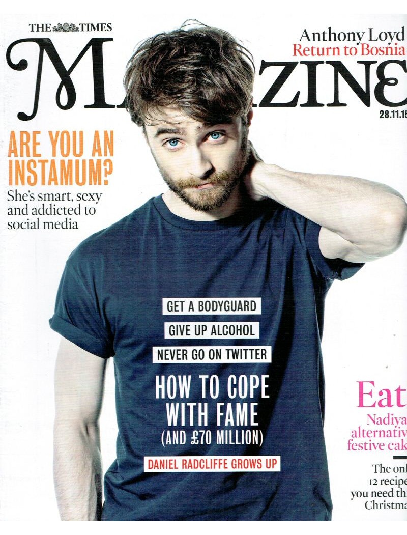 The Times Magazine 28th November 2015 Daniel Radcliffe