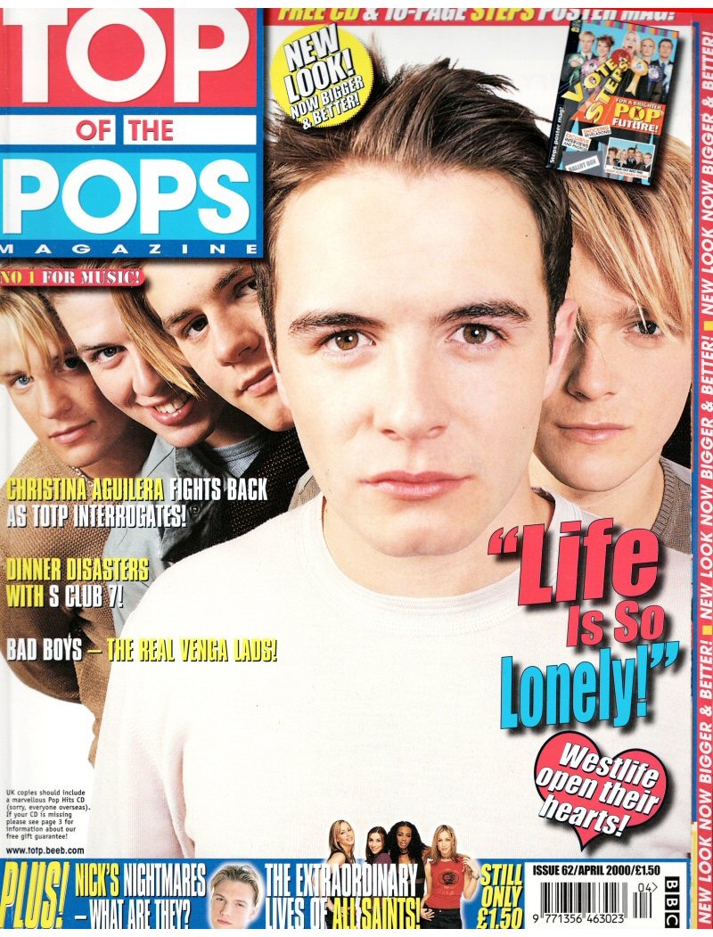Top of the Pops Magazine April 2000 Westlife