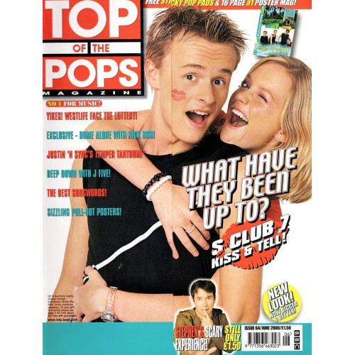 Top of the Pops Magazine 2000 06/00 Issue 64 S Club 7 Cover