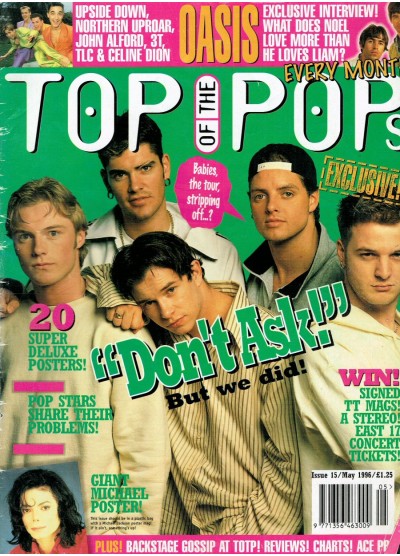 Top of the Pops Magazine 1996 05//96 Issue 15 Boyzone