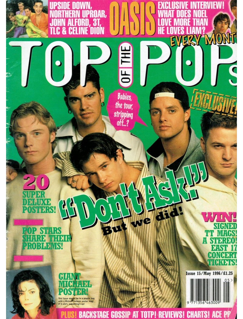 Top of the Pops Magazine 1996 05//96 Issue 15 Boyzone