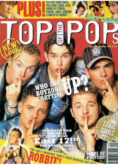 Top of the Pops Magazine 1995 09/95 Issue 07 Boyzone